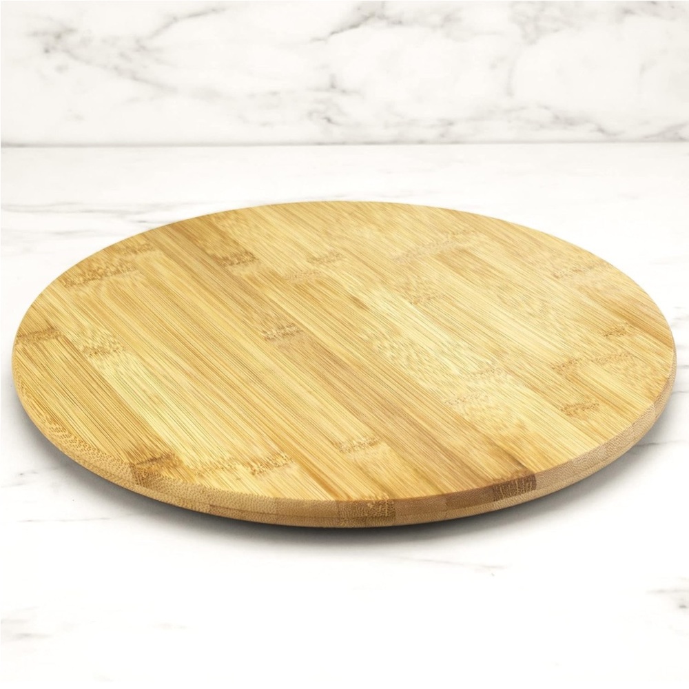 {TB Home} 10” Bamboo Wood Lazy Susan Organizer